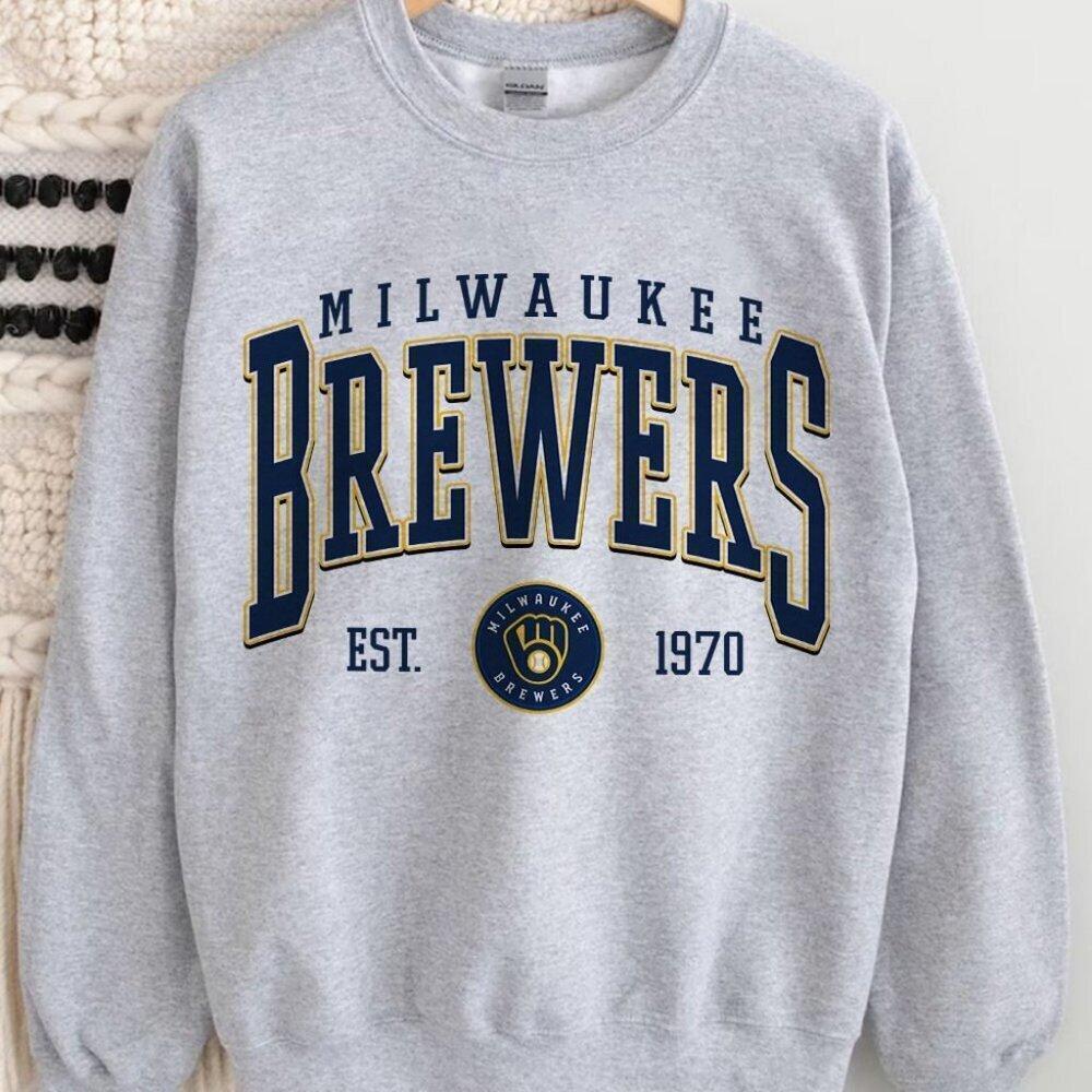 Milwaukee Brewers Baseball Pullover Sweatshirt